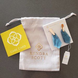 Kendra Scott Darren Drop Earrings  Blue, Rose Gold